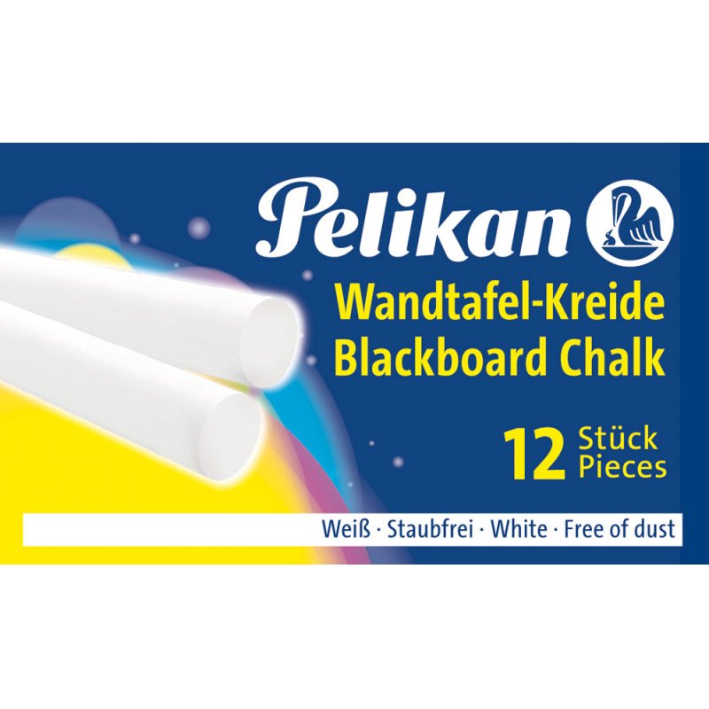 Pelikan Craie pour tableaux noirs 755/12, blanc, étui carton