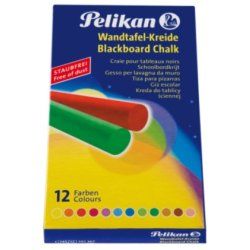 Pelikan 701367 writing chalk Blue, Brown, Green, Orange, Red, Violet, Yellow 12 pc(s)