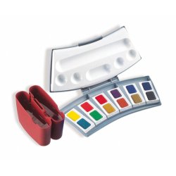Pelikan Boîte de couleurs aquarelles d'études 725 D/12,