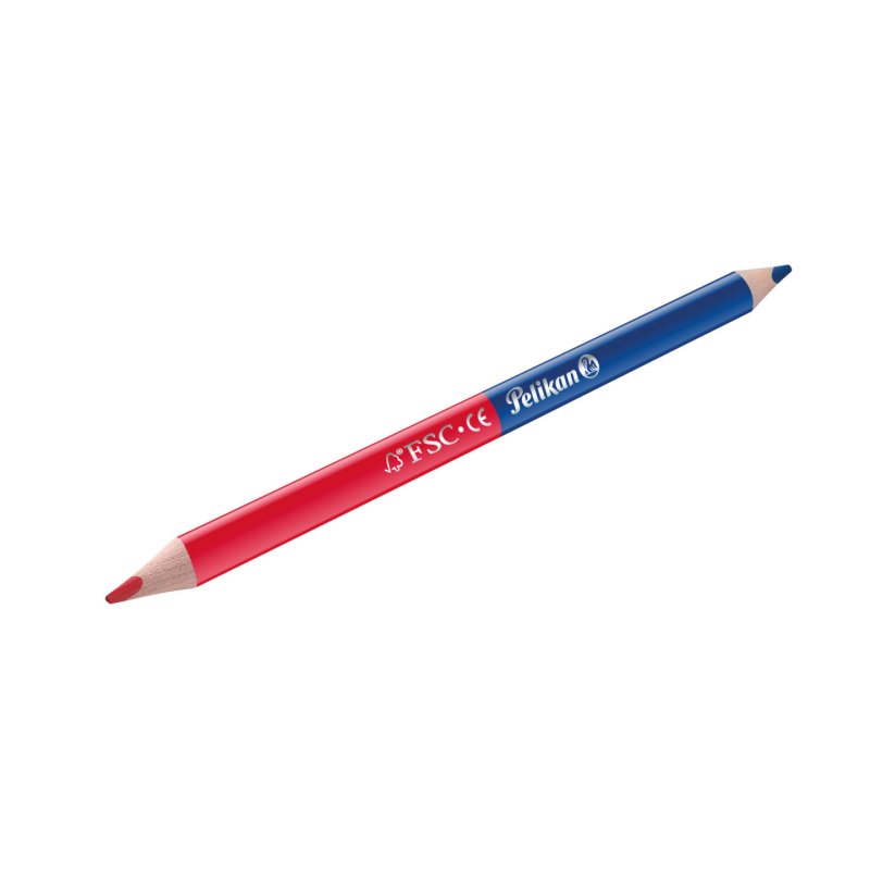 Pelikan 810838 crayon de couleur Bleu, Rouge 1 pièce(s)
