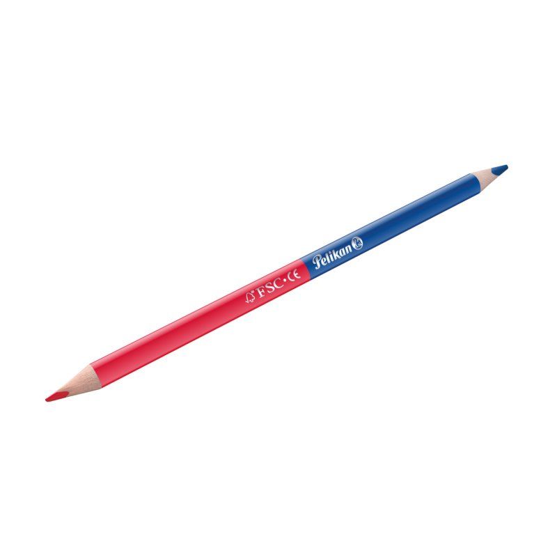 Pelikan Crayon bicolore fin, rouge/bleu