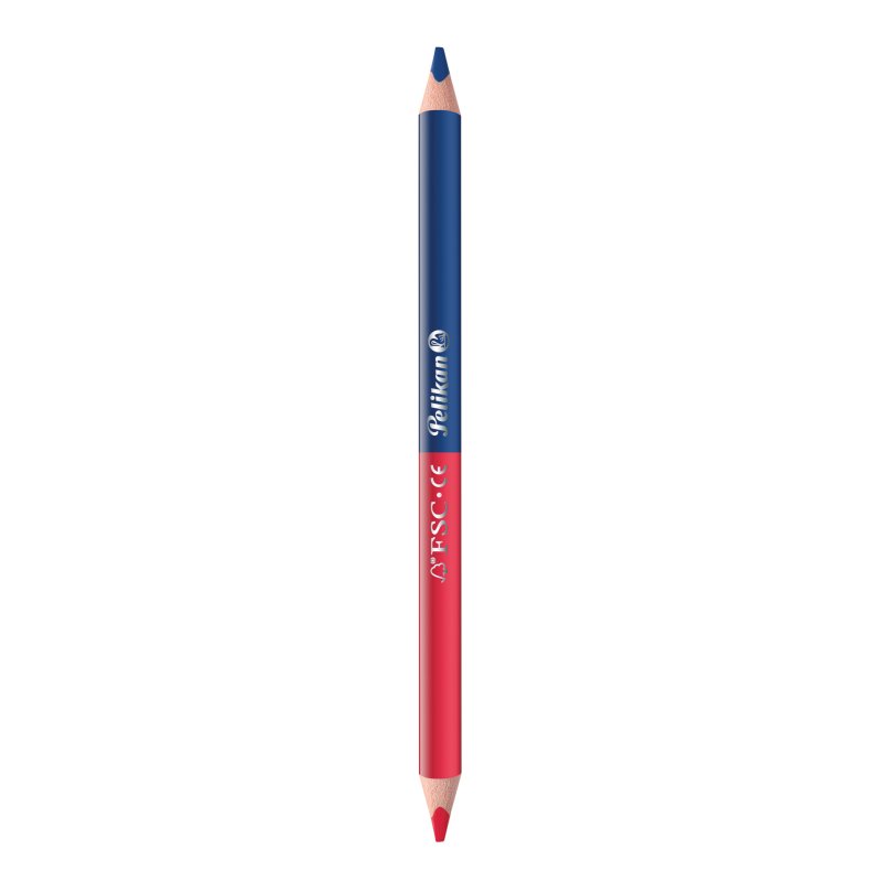 Pelikan 811118 crayon de couleur Bleu, Rouge 2 pièce(s)
