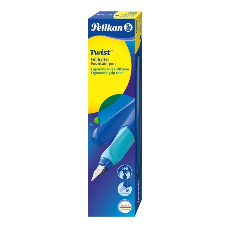 Pelikan Twist fountain pen Cartridge filling system Blue 1 pc(s)