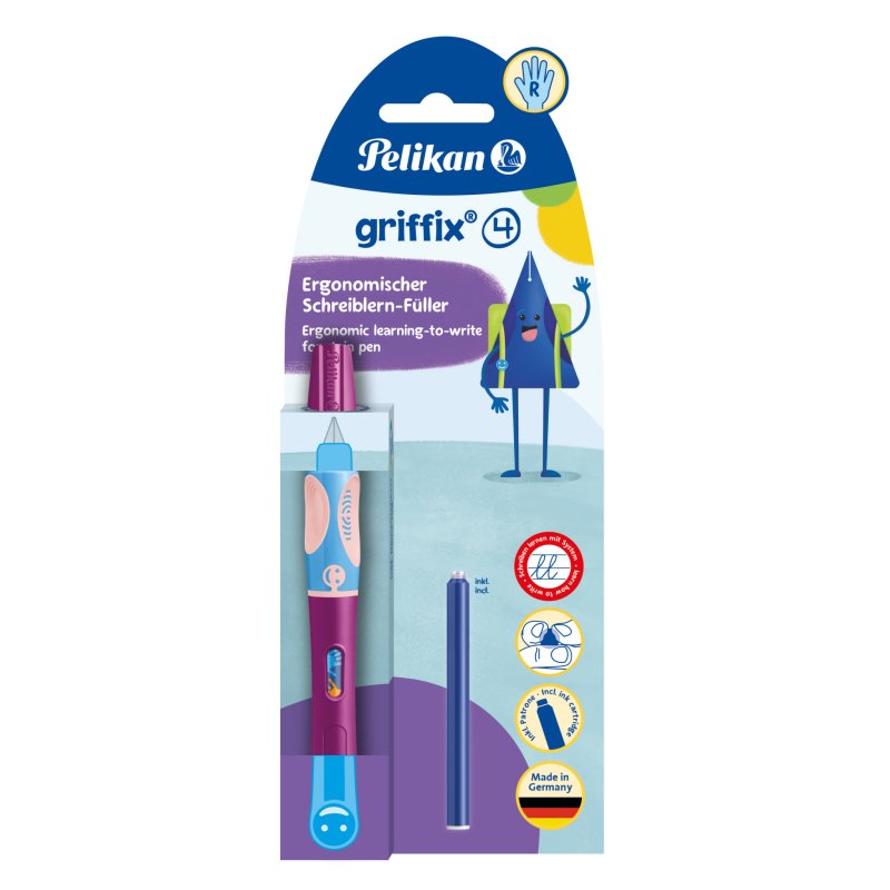 Pelikan griffix stylo-plume Système de remplissage cartouche Baie 1 pièce(s)