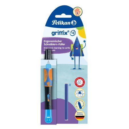 Pelikan griffix stylo-plume Système de remplissage cartouche Noir 1 pièce(s)