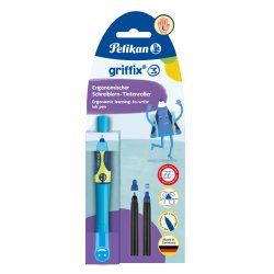 Pelikan griffix Stylo à bille retractable avec clip Bleu 1 pièce(s)