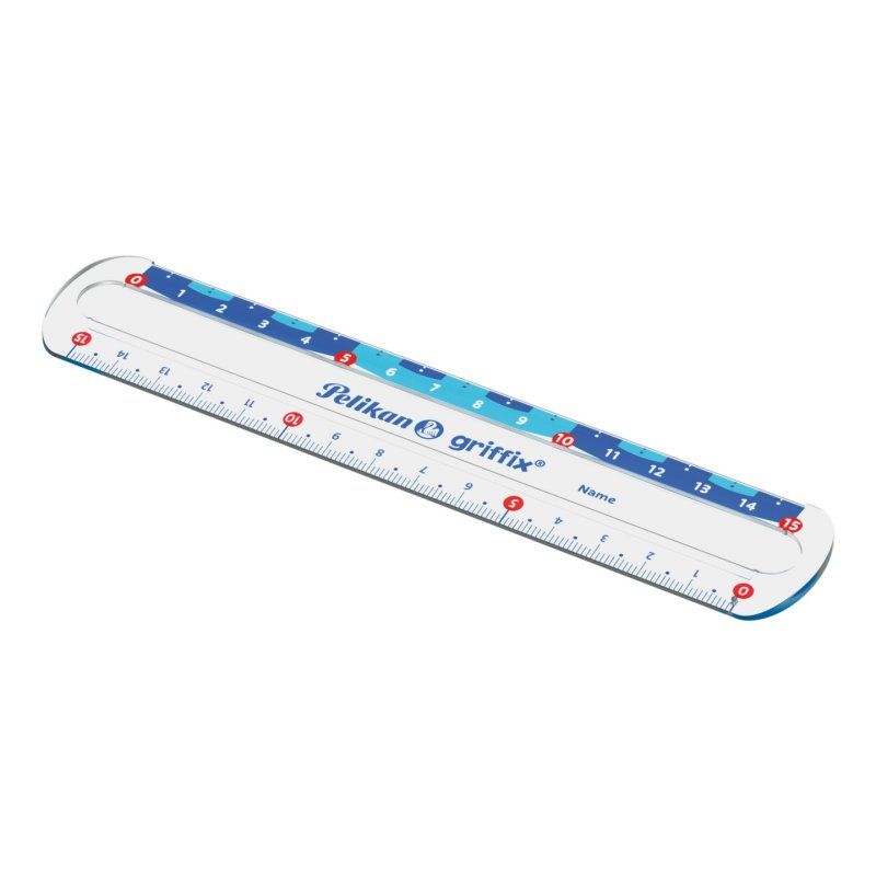 Pelikan griffix Desk ruler 150 mm Polystyrene (PS) Multicolour, Transparent 1 pc(s)