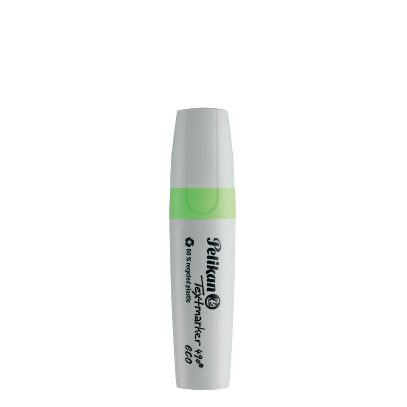 Pelikan Textmarker 490 eco marqueur 10 pièce(s) Pointe biseautée Vert