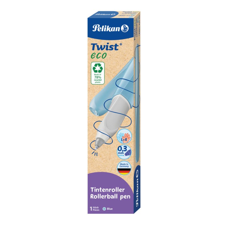 Pelikan Stylo roller Twist eco, bleu