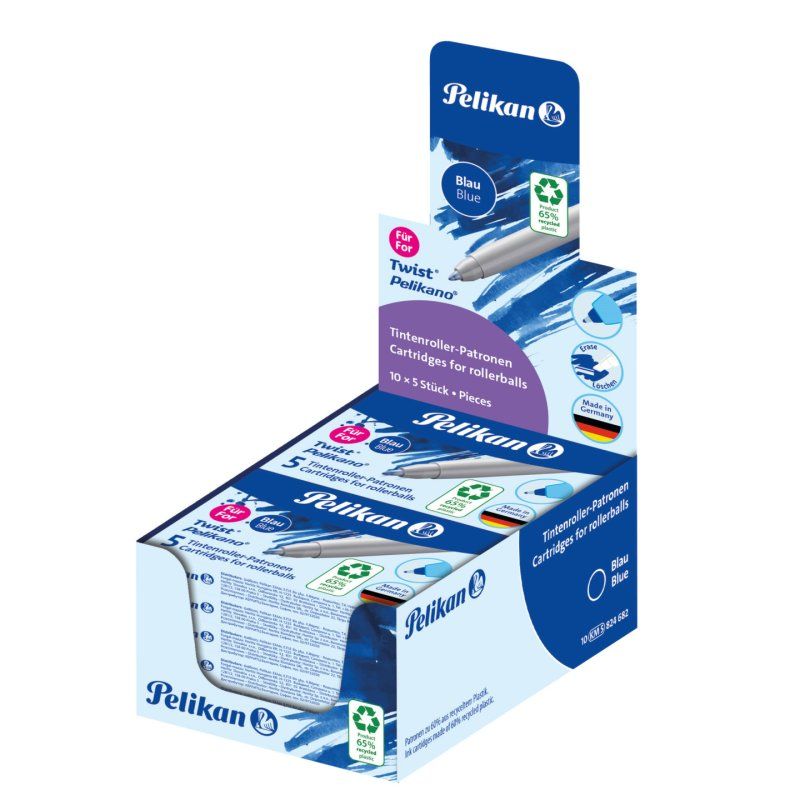 Pelikan 824682 recharge pour stylos Bleu 5 pièce(s)
