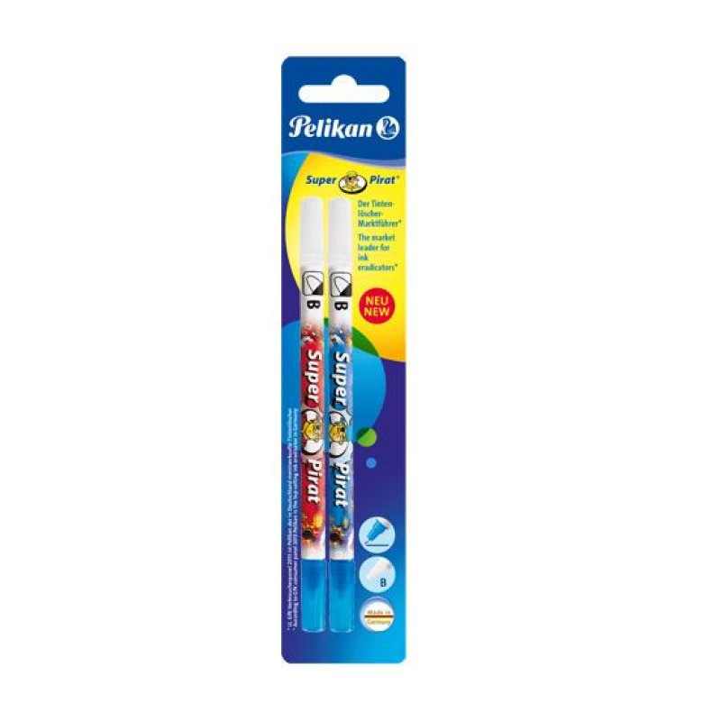 Pelikan Effaceur d'encre Super Pirat 850B, large, carte