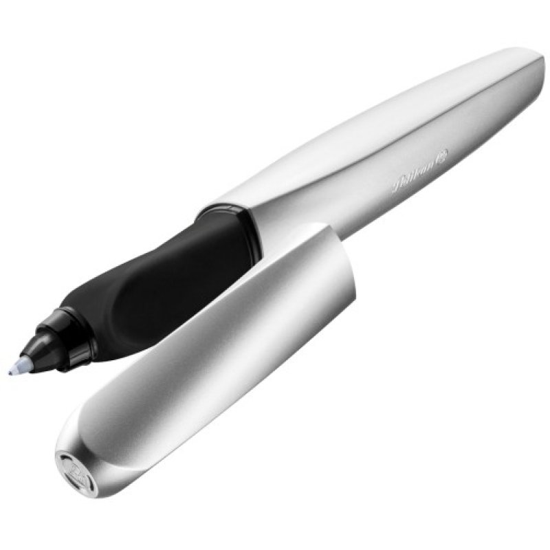 Pelikan Twist Stylo roller, argent/noir