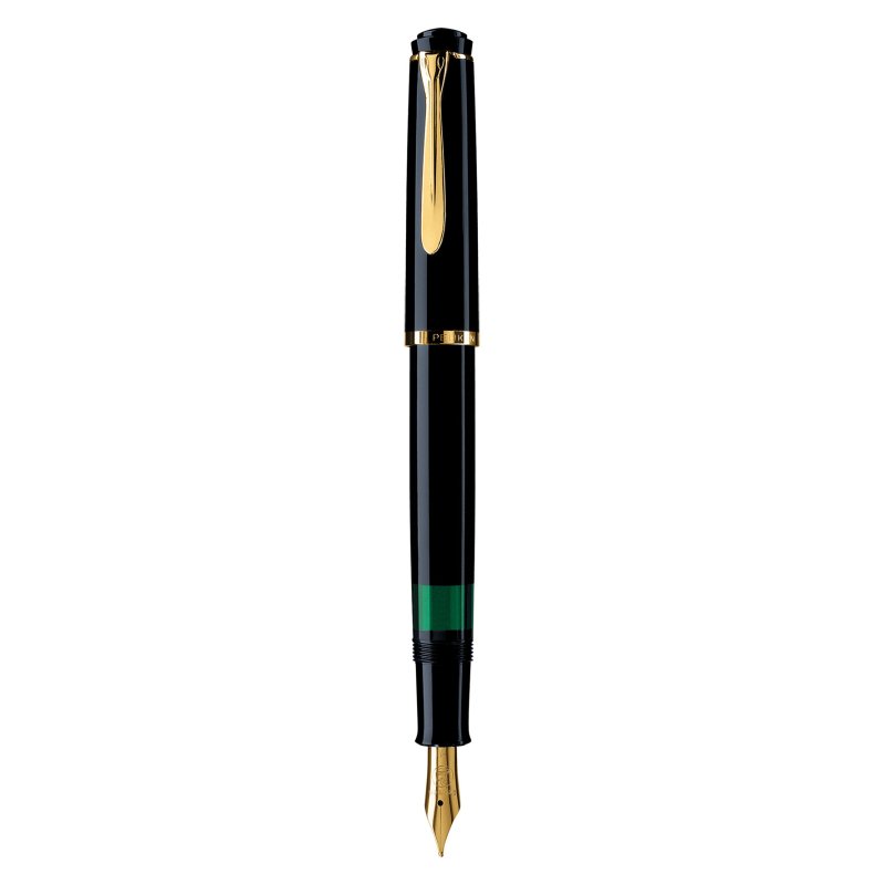 Pelikan M200 stylo-plume Système de reservoir rechargeable Noir, Or 1 pièce(s)