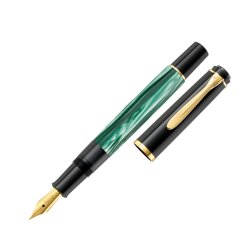 Pelikan Stylo plume M 200, vert marbré, taille de plume: F