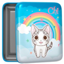 QUO VADIS Boite à bons points, en métal, Chi "Arc-en-ciel"