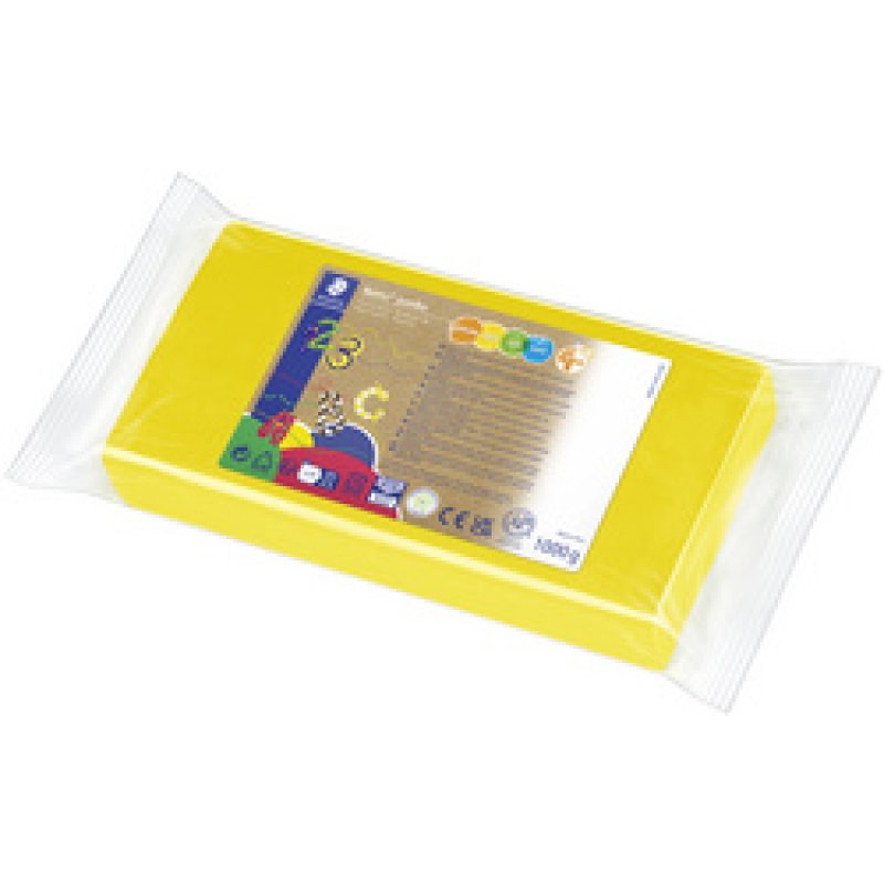 STAEDTLER Pâte à modeler plastiline Noris, jaune