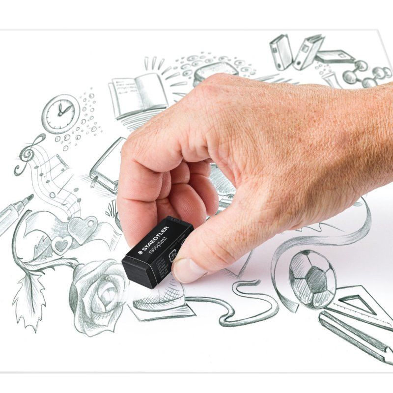 STAEDTLER Gomme plastique rasoplast B40, noir