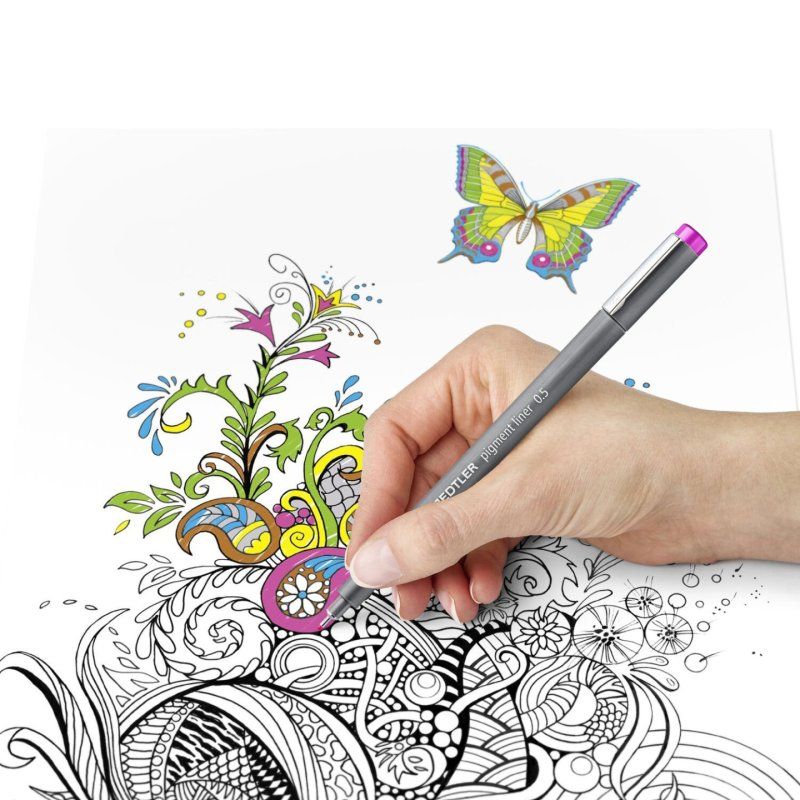 STAEDTLER Feutre à pigment "Artist Set", noir, carte blister