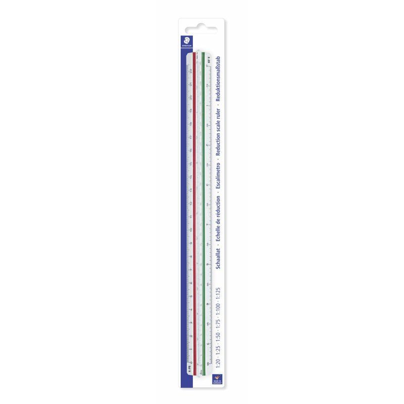 Staedtler Mars Scale ruler Plastic Green, Red, White 1 pc(s)