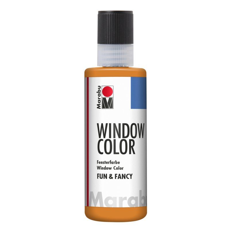 Marabu Window Color "fun & fancy", 80 ml, orange, peinture