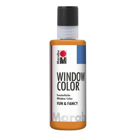 Marabu Window Color "fun & fancy", 80 ml, orange, peinture