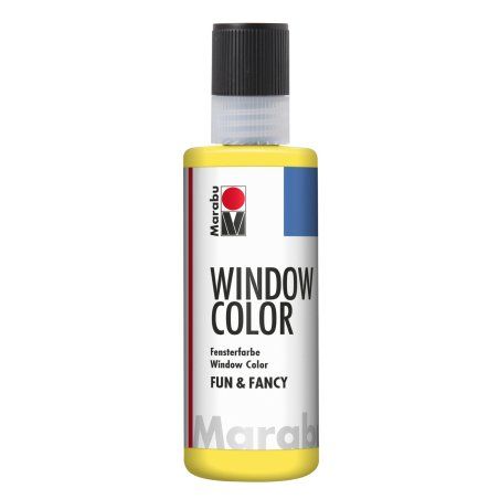 Marabu Window Color "fun & fancy", 80 ml, jaune,