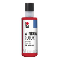 Marabu Window Color "fun & fancy", 80 ml, rouge cerise