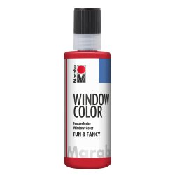 Marabu Window Color "fun & fancy", 80 ml, rouge rubis