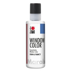 Marabu Window Color "fun & fancy", 80 ml, blanc