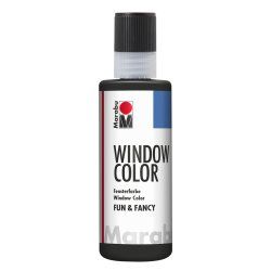 Marabu Window Color "fun & fancy", 80 ml, noir,