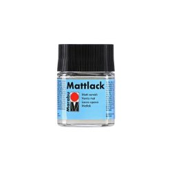 Marabu Vernis mat, mat, 50 ml, dans une boîte en verre