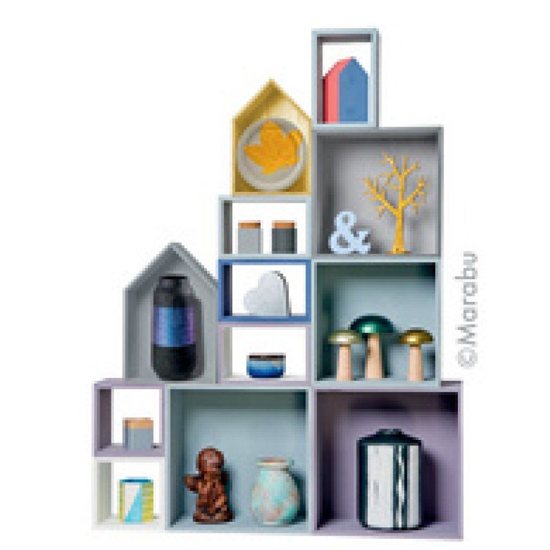 Marabu Vernis acrylique "Decorlack", jaune moyen, 50 ml,