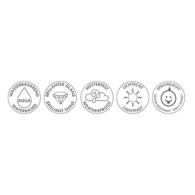 Marabu Vernis acrylique "Decorlack", vert vif, 50 ml,