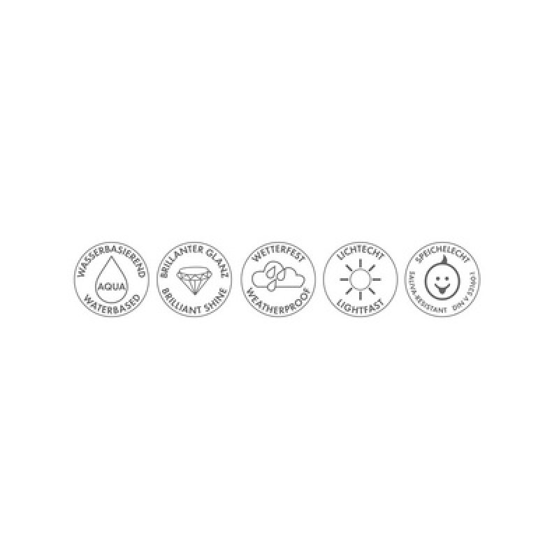 Marabu Vernis acrylique "Decorlack", orange, 15 ml,