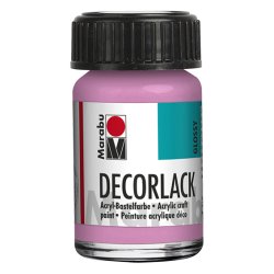 Marabu Vernis acrylique "Decorlack", rose, 15 ml,
