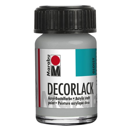 Marabu Vernis acrylique "Decorlack",argent métallique,15ml