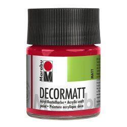 Marabu 14010005031 peinture acrylique 50 ml Rouge Bouteille