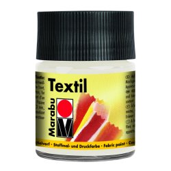 Marabu Peinture pour tissu "Textil", 50 ml, blanc