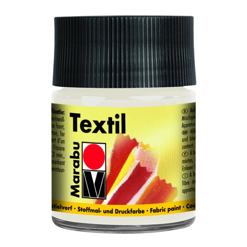 Marabu Textil 070 peinture à l'eau Blanc 50 ml Pot 1 pièce(s)