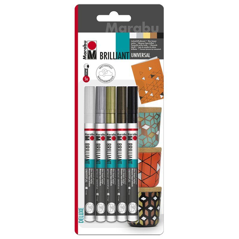 Marabu Deluxe Marqueur peinture 5 pièce(s)