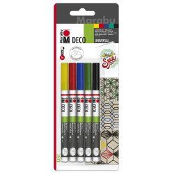 Marabu Deco Painter Basic Black, Blue, Green, Red, Yellow 5 pc(s)