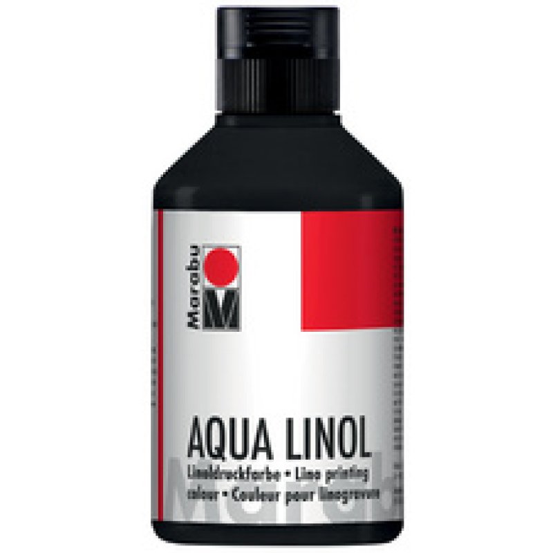 Marabu Couleur pour linogravure Aqua, blanc, 250 ml
