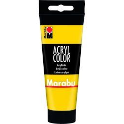 Marabu 12010050019 peinture acrylique 100 ml Jaune Tube