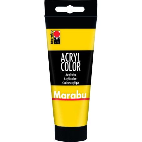 Marabu 12010050019 peinture acrylique 100 ml Jaune Tube