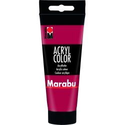 Marabu 12010050032 peinture acrylique 100 ml Rouge Tube