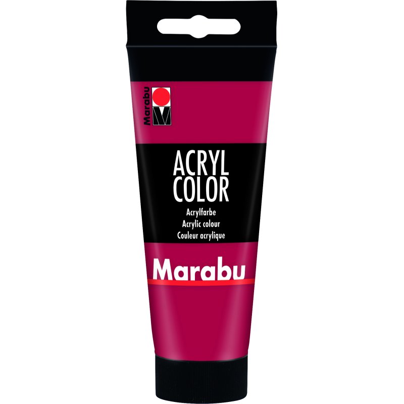 Marabu 12010050032 peinture acrylique 100 ml Rouge Tube