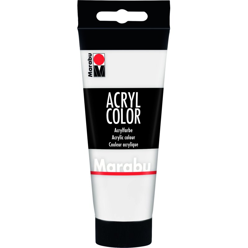 Marabu 12010050070 peinture acrylique 100 ml Blanc Tube