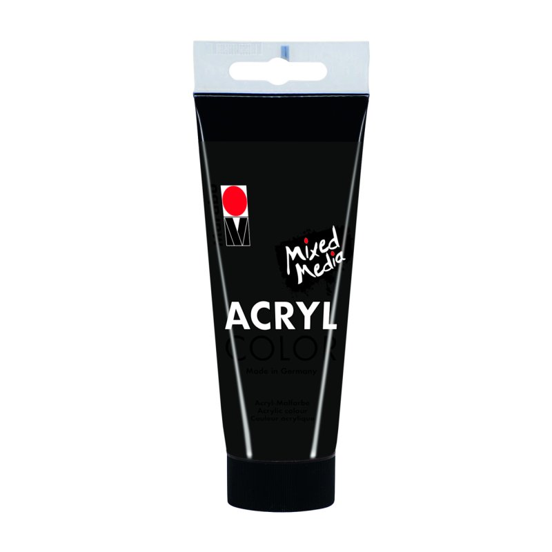 Marabu 12010050073 acrylic paint 100 ml Black Tube