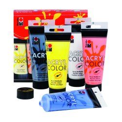Marabu Acryl Color, assortiment "Basic", 5 x 100 ml