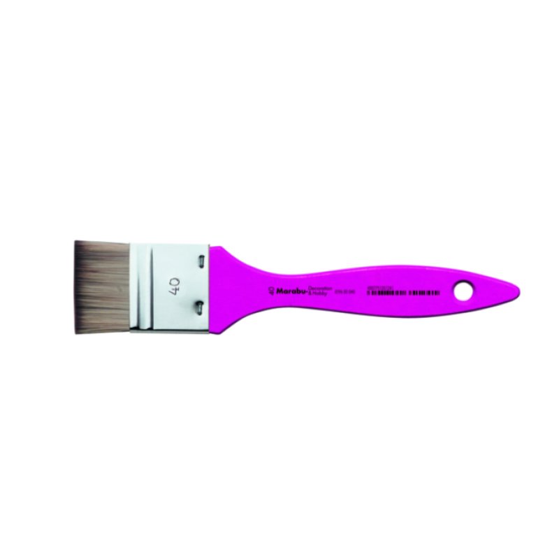 Marabu Synthetikhaarpinsel Decoration & Hobby, breit, Gr. 40